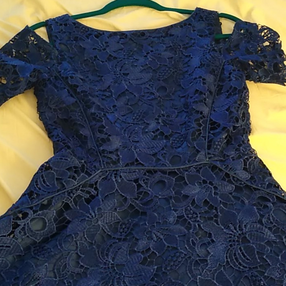 Blue dress